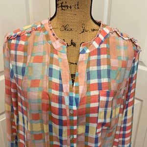 Beautiful Zac & Rachel Checkered Blouse